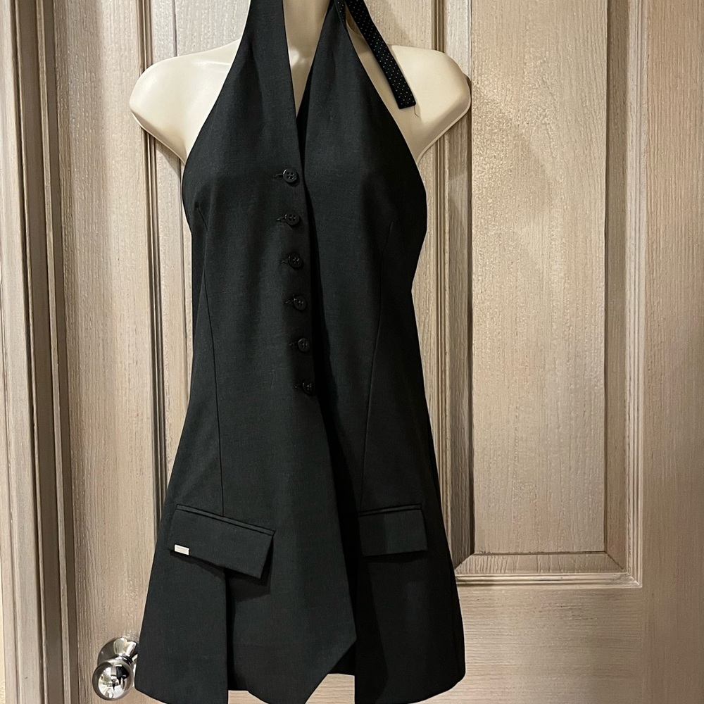 Cop.Copine Black Textured Fabric